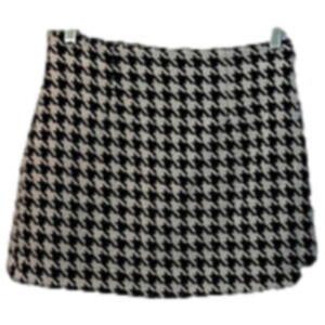 TWEED houndstooth miniskirt